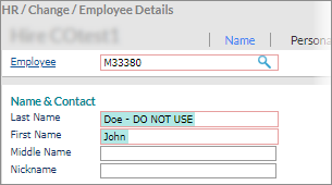 Correcting a Duplicate Employee Record