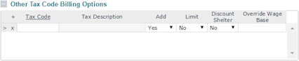 Defining Methods for Billing Clients